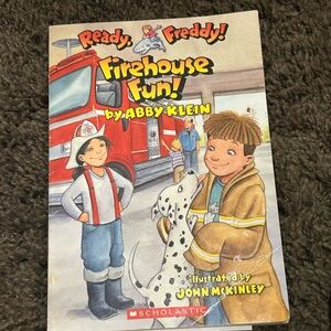 Scholastic Red and Blue Firehouse Adventure Toy